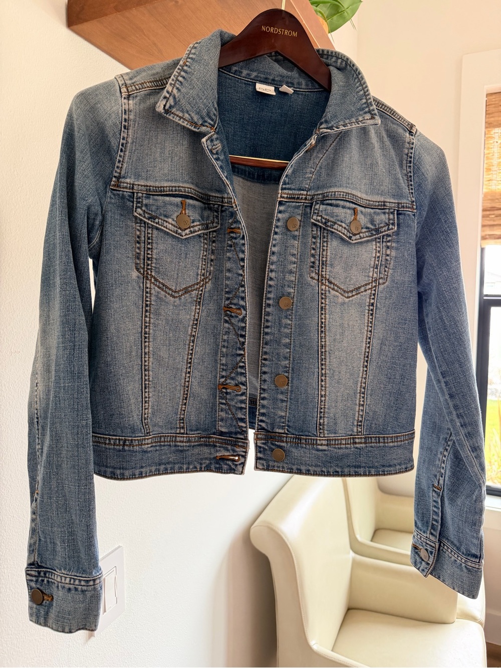 Nordstrom Light Blue Denim Jean Jacket